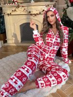 SHEIN Christmas Printed Jumpsuit Nightwear - Image 2