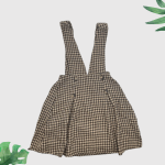 SheIn Houndstooth Print Suspender Skirt - Image 3