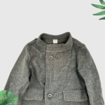 SHEIN Girls’ Grey Caban Coat - Image 2