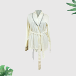 Pajama Set Silk Long Sleeve - Image 3