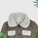 Toddler Sherpa Plaid Puffer Jacket - Image 2