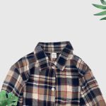SHEIN Young Girl Plaid Overcoat - Image 4