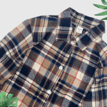 SHEIN Young Girl Plaid Overcoat - Image 3