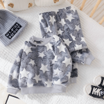Shein Boy Star Pattern Pullover Set - Image 3