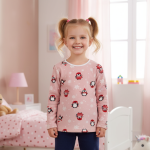 Penguin Pajama Printed Girls