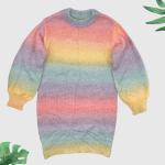 Shein Girls Ombre Sweater Dress - Image 3