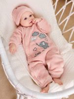 Shein Baby Cartoon Teddy Jumpsuit - Image 2