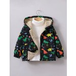 Shein Boy Dinosaur Print Teddy Sweater