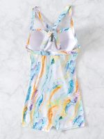 Shein Marble Print Push Up Swimsuit - Image 3
