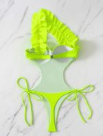Shein Women Swimsuit With Ruffle - Image 5