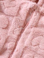 Heart Pattern Teddy Jumpsuit - Image 2