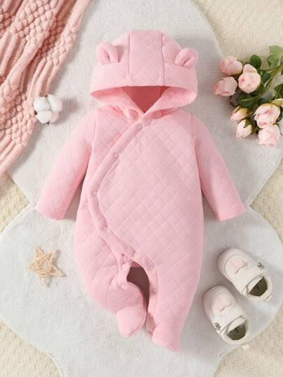 WhatsApp Image 2025-01-12 at 4.56.10 PM Shein Bear Ears Quilted Romper - Image 1