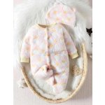 SHEIN Girl Cartoon Zip Flannel Sleep