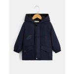 Boy Flap Detail Hooded Coat