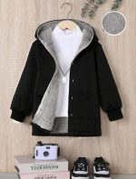 SHEIN kids Long Coat
