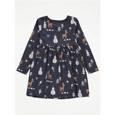 SHEIN Girls Christmas Santa Dresses