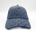 MK Signature Monogram Baseball Hat in Denim - Image 2