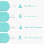 Frida Baby 3-in-1 Nose, Nail + Ear Picker: Baby Ear Cleaner + Baby Nose Cleaner and Nail Tool for Babies + Toddlers, Safely Clean Baby's Boogers, Ear Wax & More - Image 4