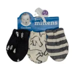 Gerber 3-Pack Baby No Scratch Mittens