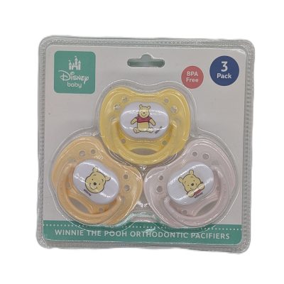 Disney Baby Winnie The Pooh Orthodontic Pacifiers 3 Pack