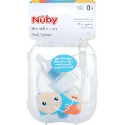 Nuby, Breathe-eez Infant Nasal Aspirator with Travel Case