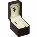 Accutime U.S. Polo Assn. Classic Men's USC50225 Watch with Brown Faux-Leather Strap - Image 3