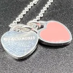 Tiffany & Co Mint Green Mini Heart Pendant in Sterling Silver - Image 6