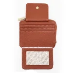 Steve Madden Brown Card Case Wallet, Mauve. - Image 5