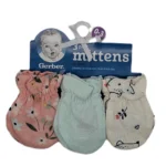 Gerber 3-Pack Baby No Scratch Mittens