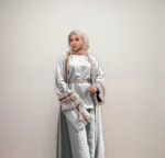 Kaftan Hamsat White Set
