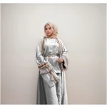 Kaftan Hamsat White Set