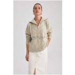 SHEIN fluffy pullover for women beige color
