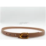 Coach Chic and Versatile light Beige Belt for Women - Image 2
