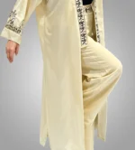 Elegant Beige Embroidered Kaftan - Image 2