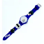 Disco Light Superhero Cartoon Printed Strap Kids (Age:3-10 Years) Analog Watch - For Boys & Girls RBT-BAT-X