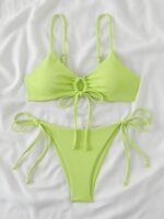 SHEIN Swim Spring Halter Bikini