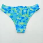 SHEIN Sexy Halter Neck Tie Dye Backless BIKINI set - Image 3