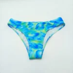 SHEIN Sexy Halter Neck Tie Dye Backless BIKINI set - Image 2
