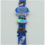 Disco Light Superhero Cartoon Printed Strap Kids (Age:3-10 Years) Analog Watch - For Boys & Girls RBT-BAT-X - Image 2