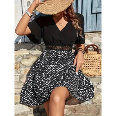 Women's Solid Color Casual Dress