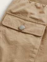 Flap Pocket Drawstring Cargo Skirt - Image 3