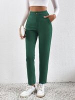 SHEIN Essnce High Waisted Crop Pants - Image 5