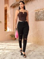 Apperloth High-Waisted Skinny Jeans