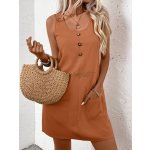 SHEIN Simple Sleeveless Dress