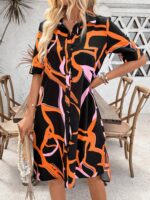 SHEIN Women’s Summer Printed Shirt Dress - Image 4