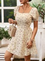 SHEIN Women’s Floral Backless Halter Dress - Image 2