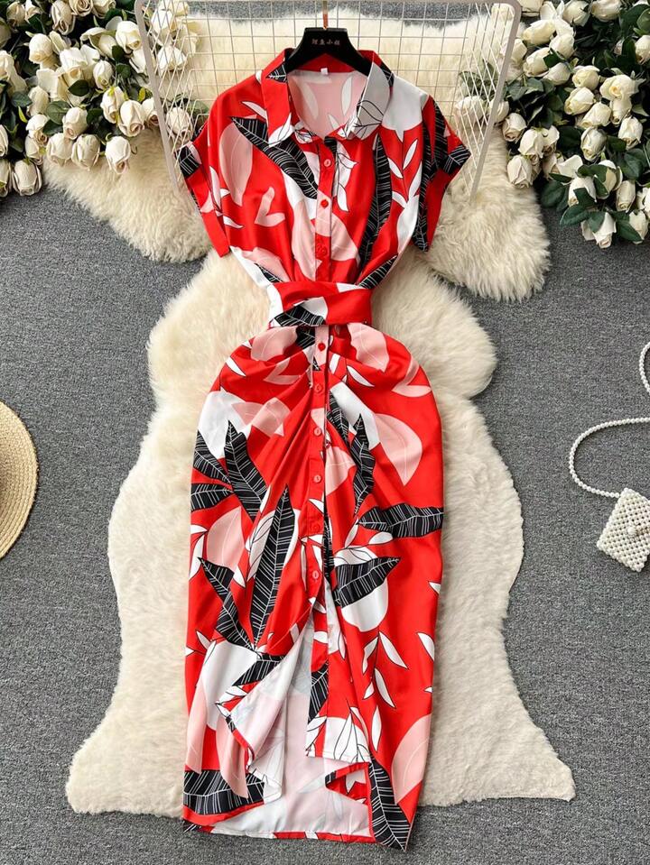 174097102561ce1c10f4d7bfac84e05ea0ce3c2fef_thumbnail_720x SHEIN DreamSkyne Women’s Red Bohemian Midi Dress - Image 1