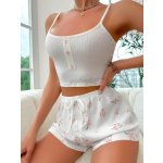 Sexy Rose Embroidered Babydoll Lingerie