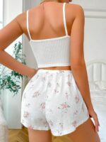 Sexy Rose Embroidered Babydoll Lingerie - Image 4