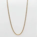 NEFERU Rope Chain Necklace – Gold Stainless Steel